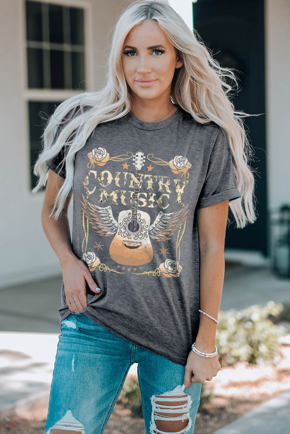 COUNTRY MUSIC Graphic T-Shirt- ONLINE ONLY 2-10 DAY SHIPPING