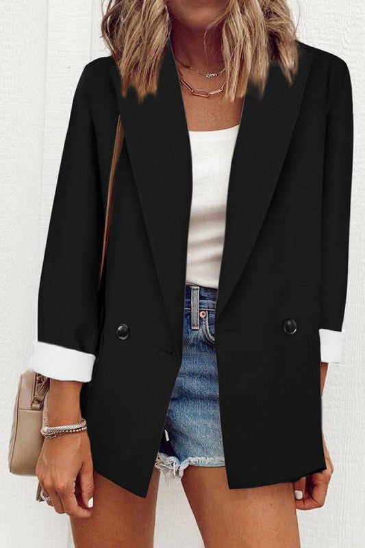 Classic Long Sleeve Blazer