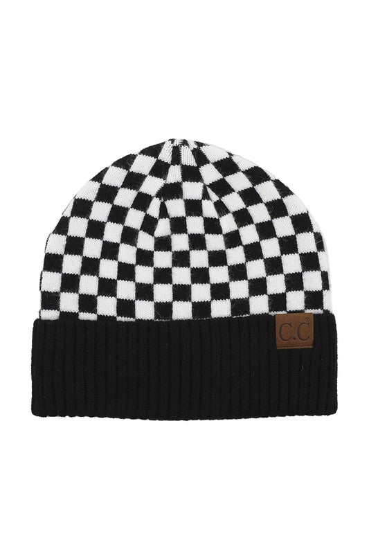 CC Checkered Beanie