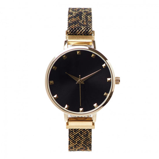 Watch Featuring Metal Leopard Print Band.