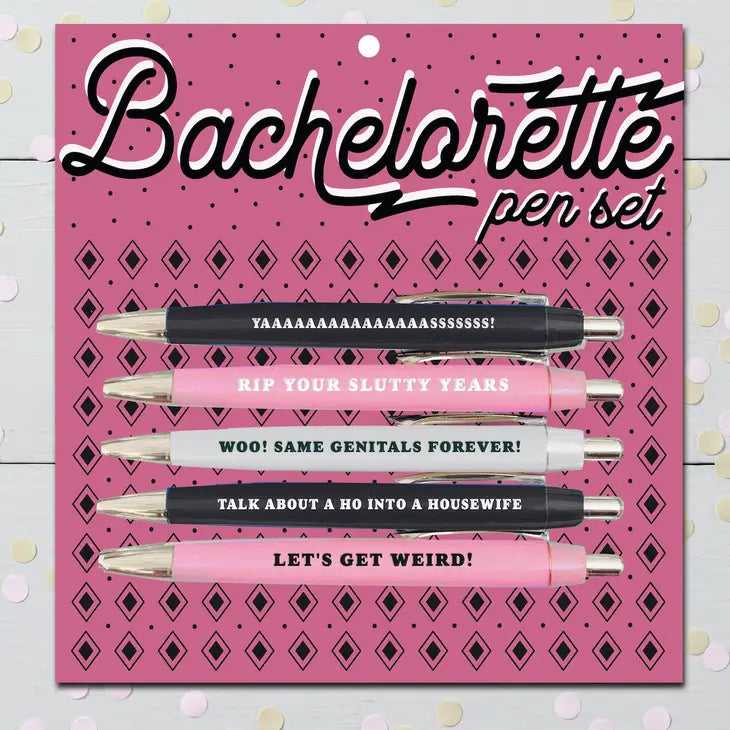 Bachelorette Pen Set