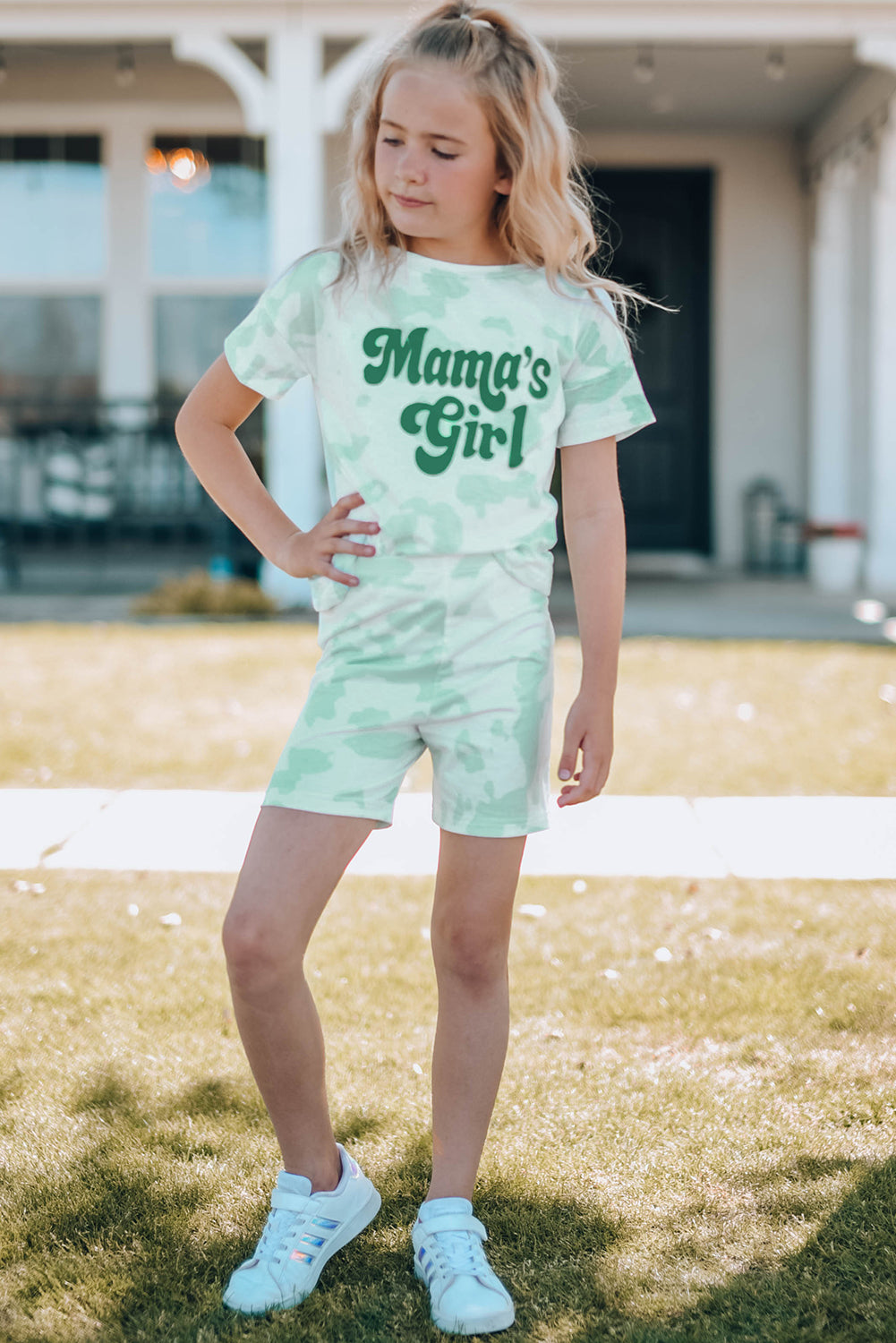 Girls Printed Letter Graphic Lounge Set- ONLINE ONLY 2-10 DAY SHIPPING