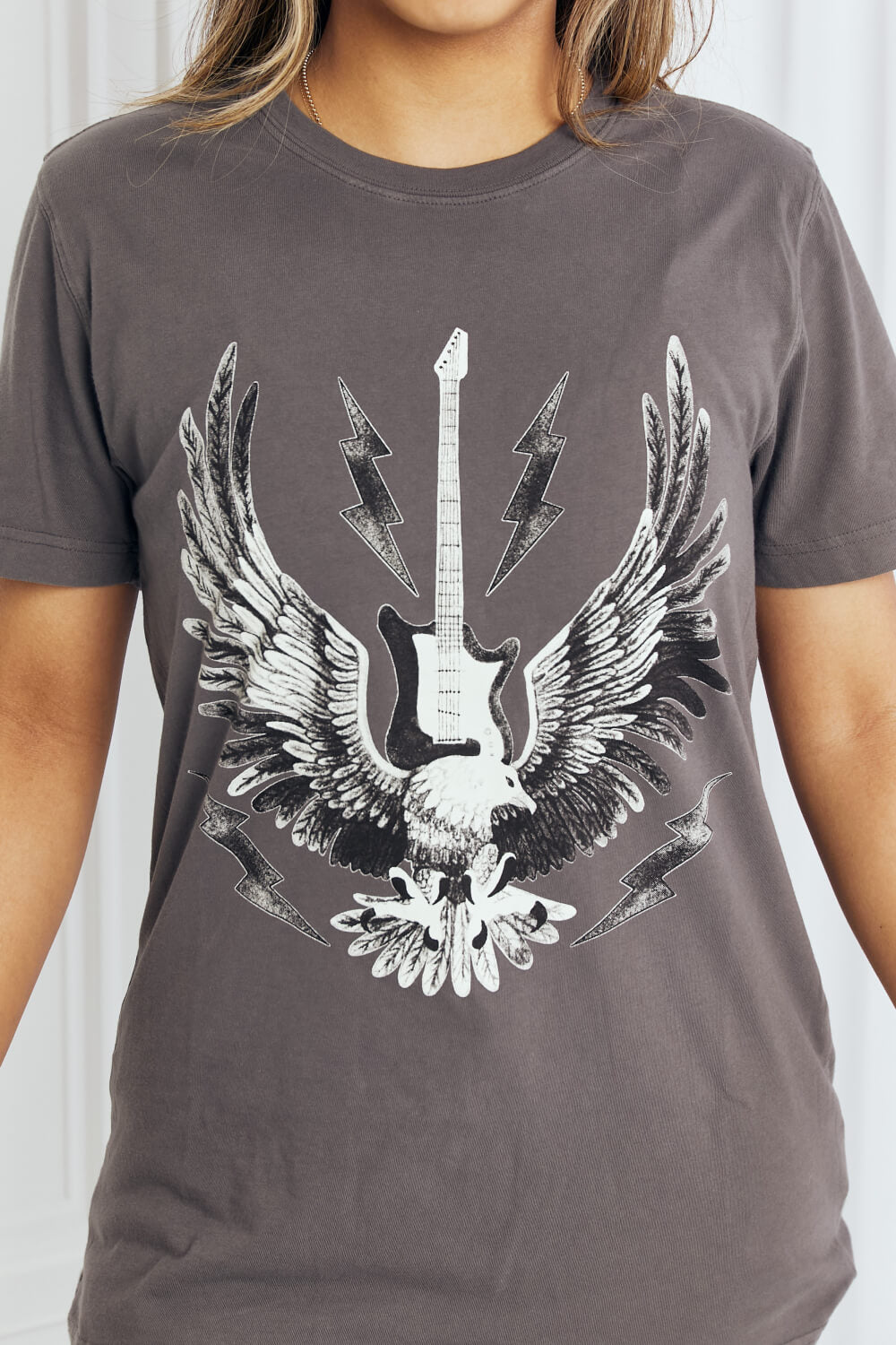 mineB Full Size Eagle Graphic Tee Shirt - ONLINE ONLY 2-10 DAY SHIPPING