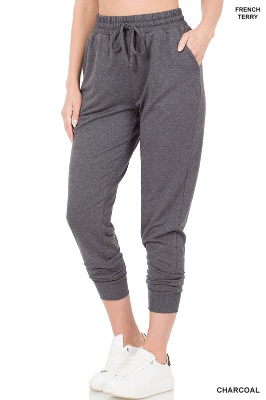 Soft French Terry Joggers w/ Pockets