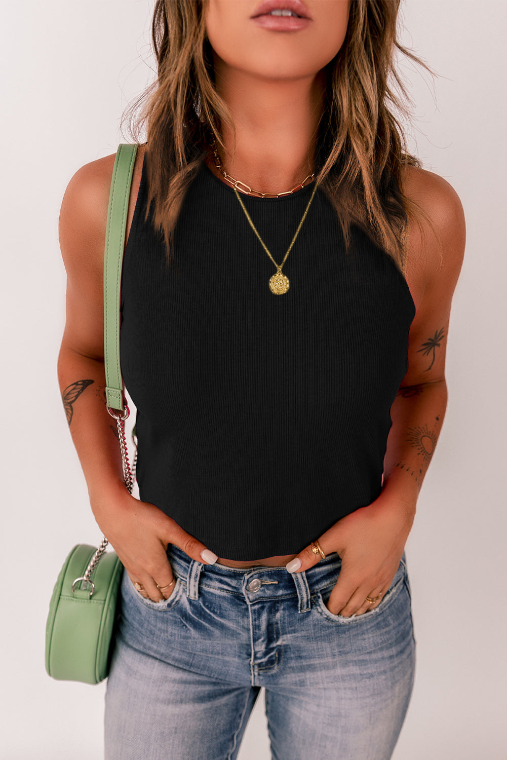 Round Neck Tank Top- ONLINE ONLY- 2-7 DAY SHIPPING