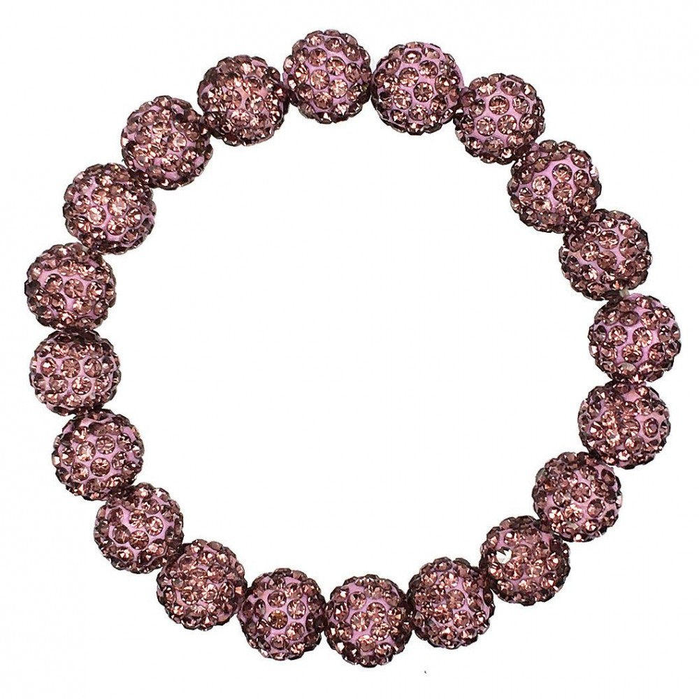 Shamballa Beaded Stretch Bracelet